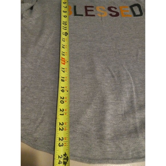 Rachel Zoe Womens Grey Blessed Woven In Long Sleeve Sweater Size Xl - Picture 9 of 9